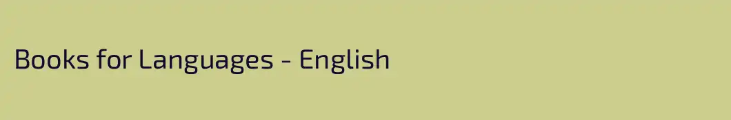 Books for Languages - English